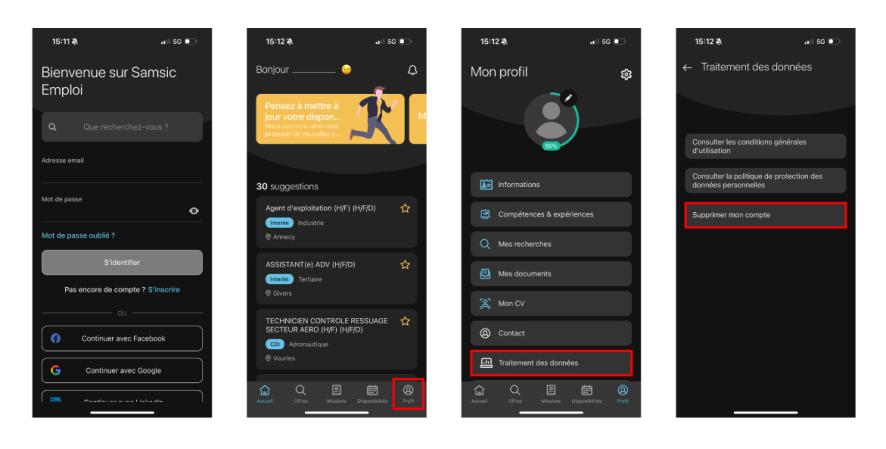 Image 5 Suppression compte Samsic Emploi